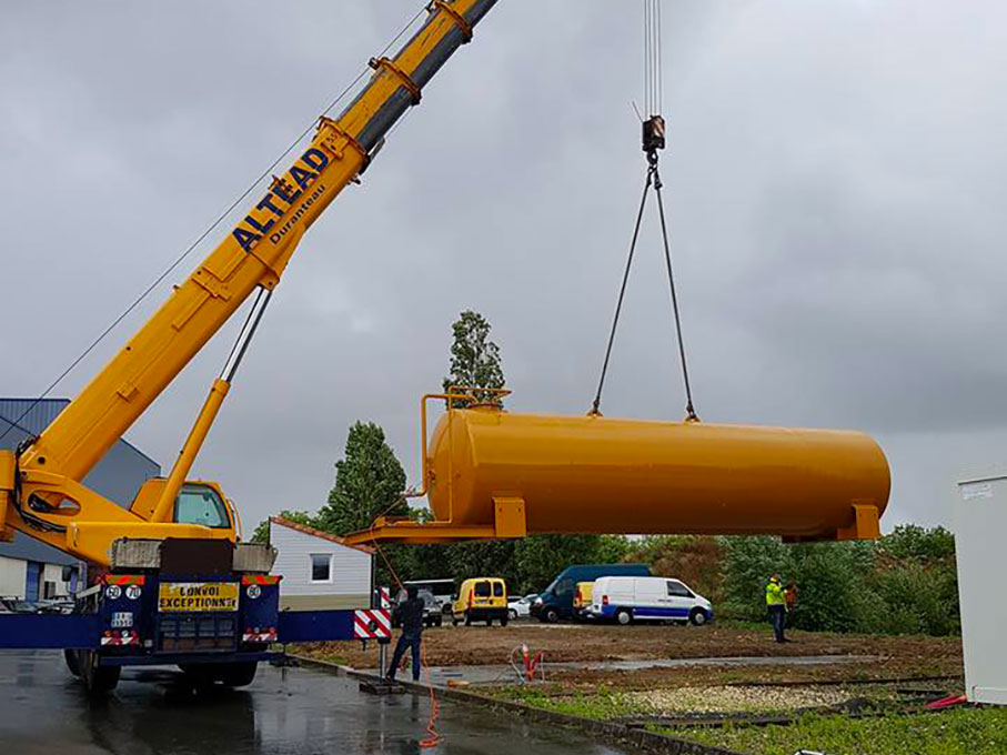 installation cuves à carburants